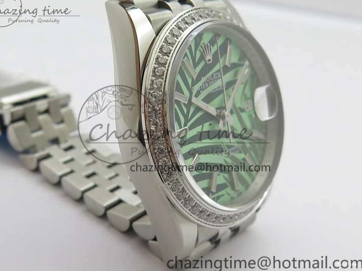 MiroTime 0501 DateJust 36 SS 126284 BP Maker 1:1 Best Edition New Green Dial on Jubilee Bracelet Sleek 2522